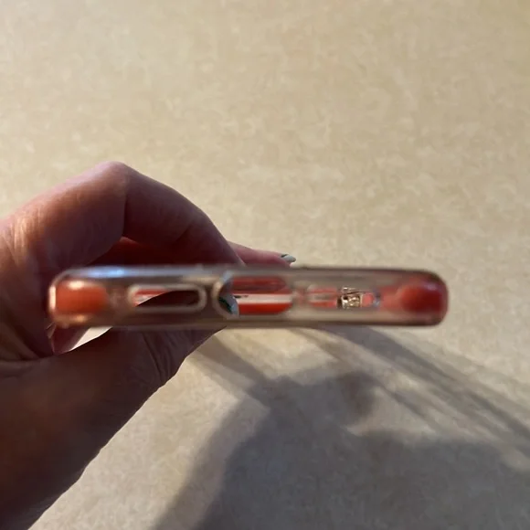 Kate Spade Hardshell iPhone Case in Ombré Pink Dot and Clear, for iPhone 13 Pro - Picture 10 of 15